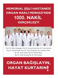 MEMORİAL ŞİŞLİ ORGAN NAKİL MERKEZİ